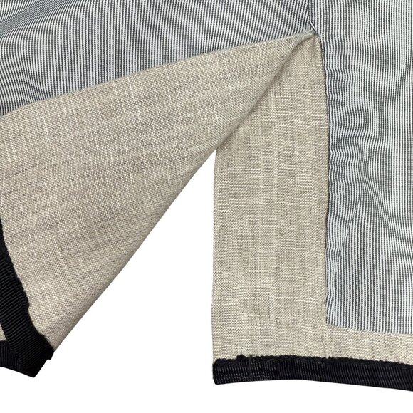 Women's J. CREW Schoolboy Tipped Blazer 100% Linen- Size 2 - Picture 8 of 12